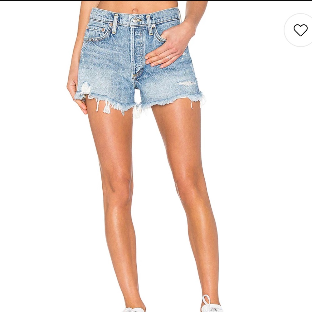 Agolde Parker Short Vintage Cut Off Short Size 30